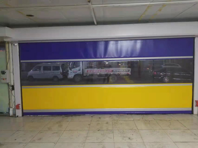 市北區自助洗車店pvc快速卷簾門